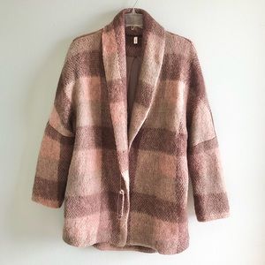 Anthropologie Woodland Walk Plaid Cardigan Sweater NWOT